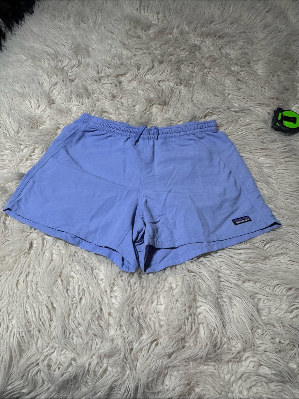 Patagonia Baggies Women’s Size Medium 4.5” Purple  Quickdry Pockets